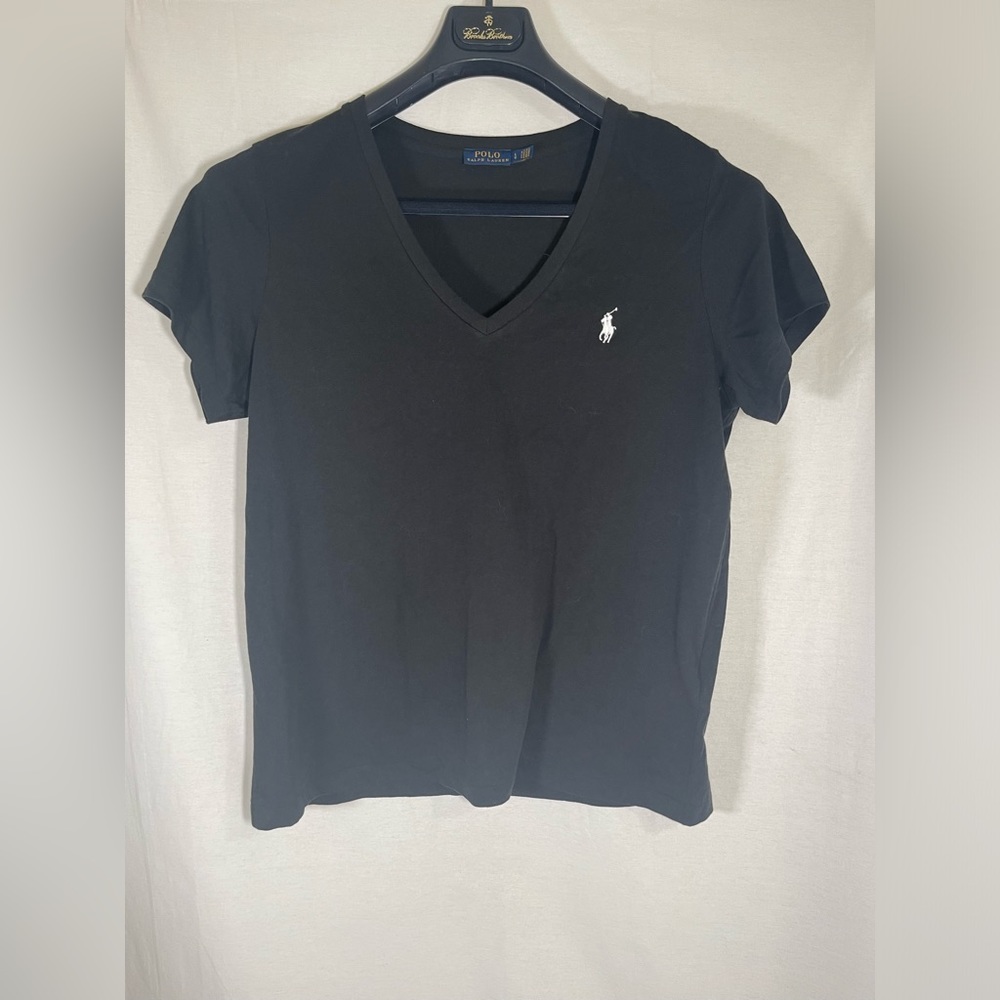Polo Ralph Lauren • Black Short Sleeve Tee with White Pony